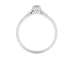 Apart Pierścionek z białego złota z brylantami - 0,24 ct - próba 750< Pierścionki