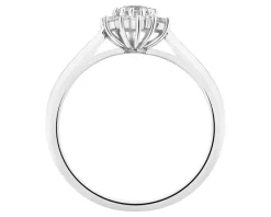 Apart Pierścionek z białego złota z brylantami laboratoryjnymi - 0,53 ct - próba 585< Wszystkie