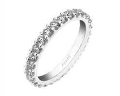 Sale Apart Pierścionek z białego złota z brylantami - Eternity - 1,50 ct - próba 750