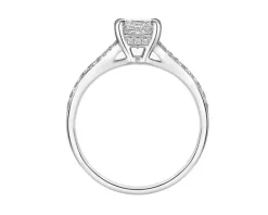 Online Apart Pierścionek z białego złota z diamentami - 1,20 ct - próba 750