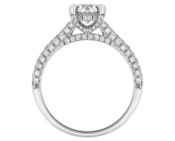 Outlet Apart Pierścionek z białego złota z diamentami - 1,50 ct - próba 750