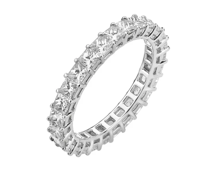 Apart Pierścionek z białego złota z diamentami - Eternity - 2,50 ct - próba 750< Wszystkie