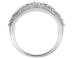 Sale Apart Pierścionek z białego złota z diamentami - 0,98 ct - próba 585