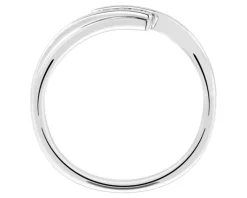 Apart Pierścionek z białego złota z brylantami - 0,03 ct - próba 585< Pierścionki
