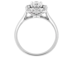 Hot Apart Pierścionek z białego złota z diamentami - SI1/H - 1,76 ct - próba 750