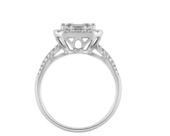 Best Apart Pierścionek z białego złota z diamentami - 1,20 ct - próba 750