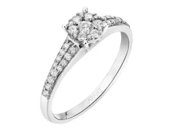 Apart Pierścionek z białego złota z brylantami - 0,33 ct - próba 585< Pierścionki