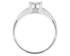 Apart Pierścionek z białego złota z brylantami - 0,33 ct - próba 585< Pierścionki