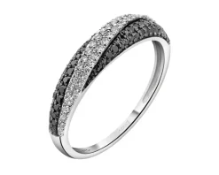 Apart Pierścionek z białego złota z diamentami - 0,32 ct - próba 585< Wszystkie