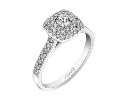 Apart Pierścionek z białego złota z brylantami - 0,75 ct - próba 585< Pierścionki