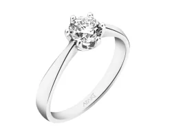 Apart Pierścionek z białego złota z brylantem - 0,70 ct - próba 750