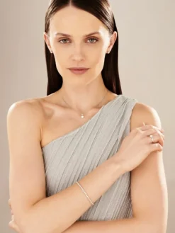 Apart Pierścionek z białego złota z brylantem - 0,70 ct - próba 750
