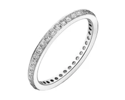 Apart Pierścionek z białego złota z brylantami - Eternity - 0,52 ct - próba 585< Pierścionki