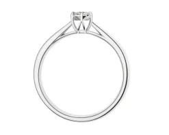 Apart Pierścionek z białego złota z brylantem - 0,08 ct - próba 585< Pierścionki
