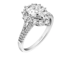 Apart Pierścionek z białego złota z diamentami - SI1/H - 1,65 ct - próba 750< Pierścionki