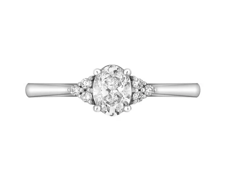 Apart Pierścionek z białego złota z diamentami - 0,56 ct - próba 750< Wszystkie