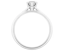 New Apart Pierścionek z białego złota z brylantem - 0,40 ct - próba 750