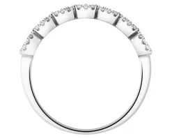 Apart Pierścionek z białego złota z diamentami - 0,49 ct - próba 585
