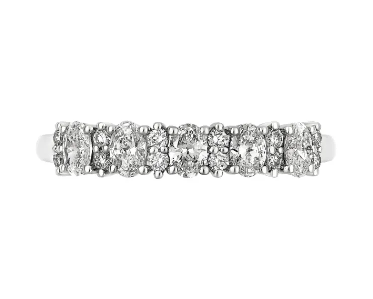 New Apart Pierścionek z białego złota z diamentami - 0,52 ct - próba 585