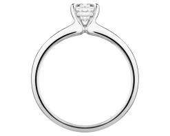 New Apart Pierścionek z białego złota z diamentem laboratoryjnym - 1,00 ct - próba 750