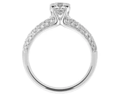 Apart Pierścionek z białego złota z brylantami - 0,90 ct - próba 750< Pierścionki