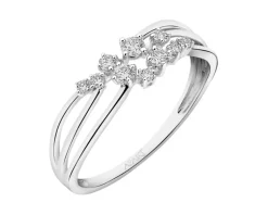 Apart Pierścionek z białego złota z brylantami - 0,19 ct - próba 750< Pierścionki