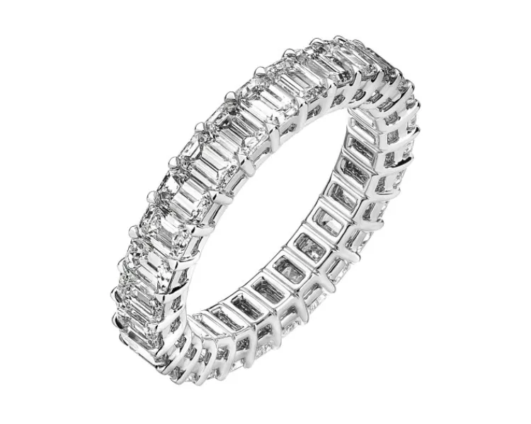 Apart Pierścionek z białego złota z diamentami - Eternity - 3,81 ct - próba 750< Wszystkie