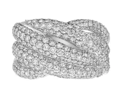 New Apart Pierścionek z białego złota z diamentami - 2,13 ct - próba 585