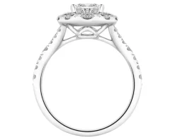Apart Pierścionek z białego złota z diamentami laboratoryjnymi - 1,75 ct - próba 750< Pierścionki