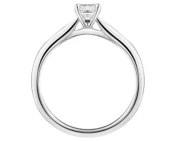 Apart Pierścionek z białego złota z diamentem laboratoryjnym - 0,51 ct - próba 585< Wszystkie