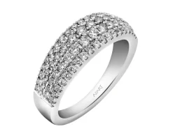 Discount Apart Pierścionek z białego złota z brylantami - 0,75 ct - próba 750