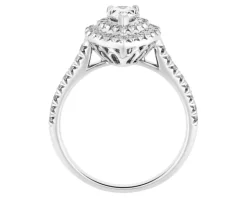 Apart Pierścionek z białego złota z diamentami - SI1/H - 1,00 ct - próba 585< Pierścionki