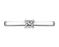 Apart Pierścionek z białego złota z diamentem - 0,18 ct - próba 585< Pierścionki