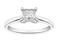 Apart Pierścionek z białego złota z diamentem - SI1/H - 1,00 ct - próba 585< Pierścionki