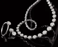 Apart Pierścionek z białego złota z brylantami - 0,30 ct - próba 585< Pierścionki