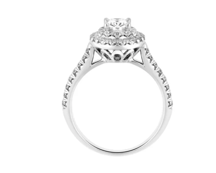 Best Apart Pierścionek z białego złota z diamentami - SI1/F - 1,00 ct - próba 585