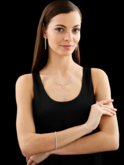 Best Apart Pierścionek z białego złota z diamentami - SI1/F - 1,00 ct - próba 585