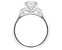 Online Apart Pierścionek z białego złota z diamentami laboratoryjnymi - 2,53 ct - próba 750