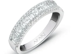 Sale Apart Pierścionek z białego złota z diamentami - 0,72 ct - próba 585