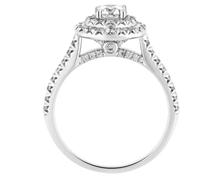 Online Apart Pierścionek z białego złota z brylantami - SI1/H - 1,01 ct - próba 585