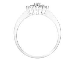 Apart Pierścionek z białego złota z brylantami - 0,50 ct - próba 585< Pierścionki