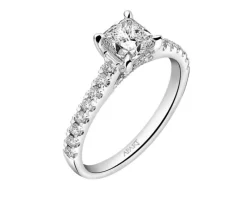 Apart Pierścionek z białego złota z diamentami - SI1/H - 1,34 ct - próba 750< Pierścionki