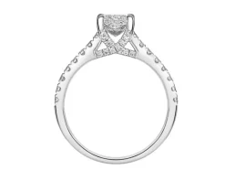 Apart Pierścionek z białego złota z diamentami - SI1/H - 1,34 ct - próba 750< Pierścionki