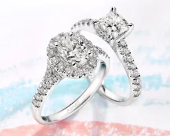 Apart Pierścionek z białego złota z diamentami - SI1/H - 1,34 ct - próba 750< Pierścionki