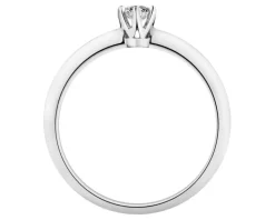 Apart Pierścionek z białego złota z brylantem laboratoryjnym - 0,17 ct - próba 585< Wszystkie