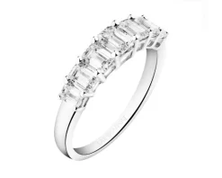 Apart Pierścionek z białego złota z diamentami laboratoryjnymi - 2,06 ct - próba 750