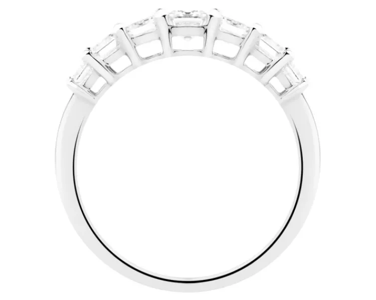 Apart Pierścionek z białego złota z diamentami laboratoryjnymi - 2,06 ct - próba 750