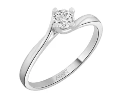 Clearance Apart Pierścionek z białego złota z brylantem - 0,24 ct - próba 585
