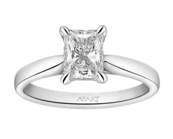 Apart Pierścionek z białego złota z diamentem - SI2/H - 1,00 ct - próba 750< Pierścionki