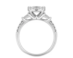 Apart Pierścionek z białego złota z diamentami - 0,75 ct - próba 585< Pierścionki
